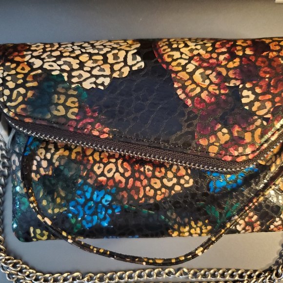 NWT Hobobags.com Convertible Leather Hydrangea Zara - Picture 1 of 6